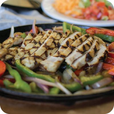 chicken fajitas