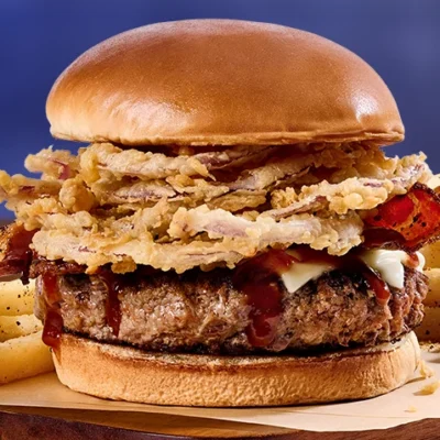 Cue Bacon Cheeseburger