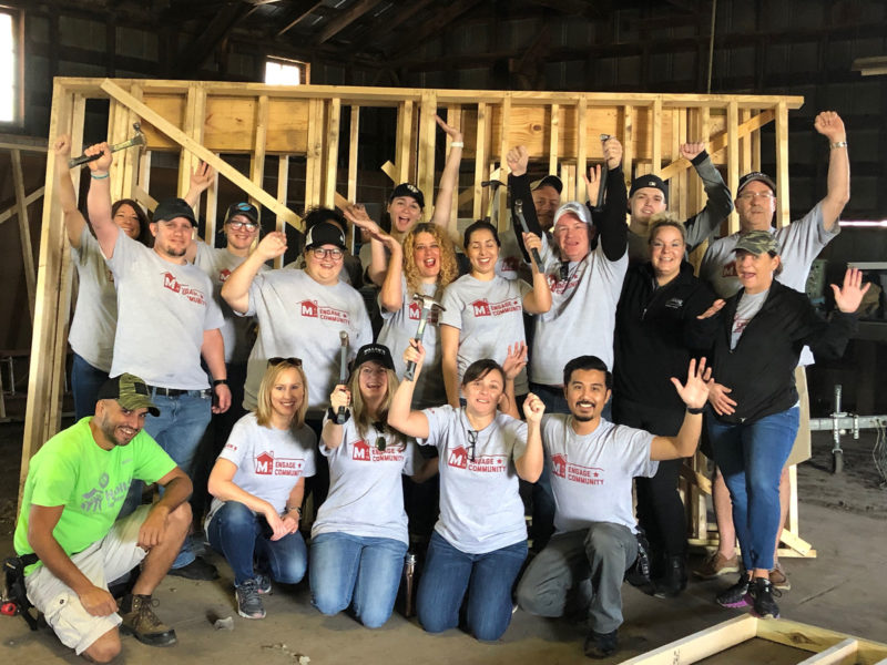 Miller's Ale House: Habitat for Humanity Team at Work