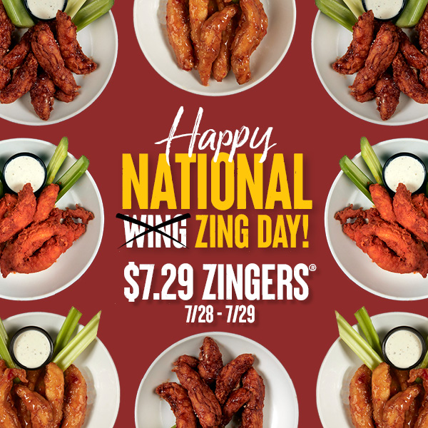 national chicken wing zing day miller's ale house