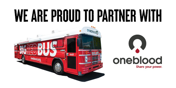 We Are Proud to Partner with OneBlood