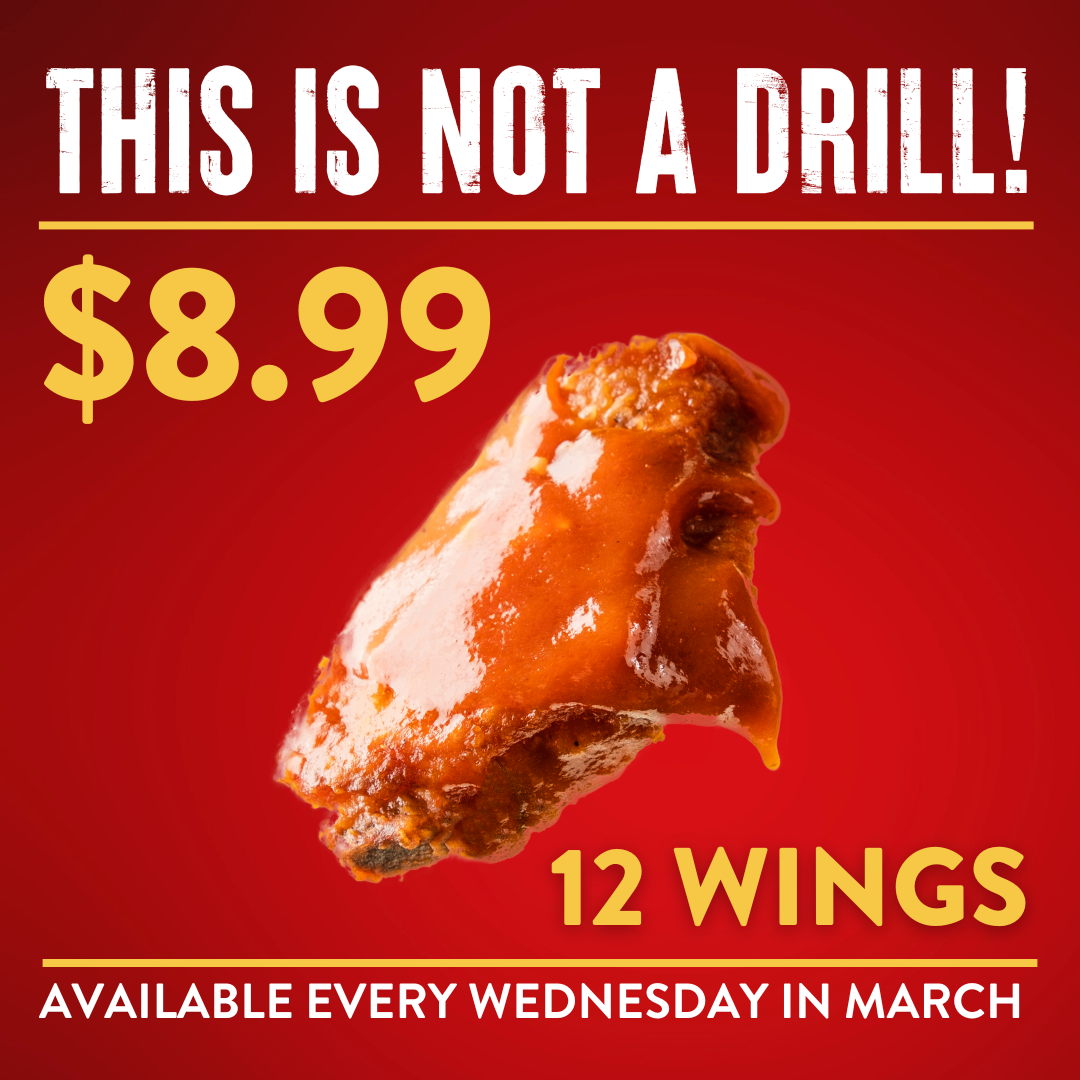 Miller's Ale House Wing Wednesdays
