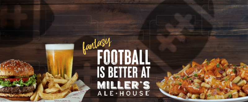 Fantasy Football is better at Miller's Ale House, with free draft boards and free WiFi!