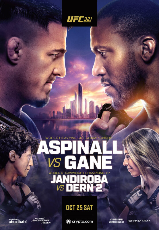 ufc 321 poster