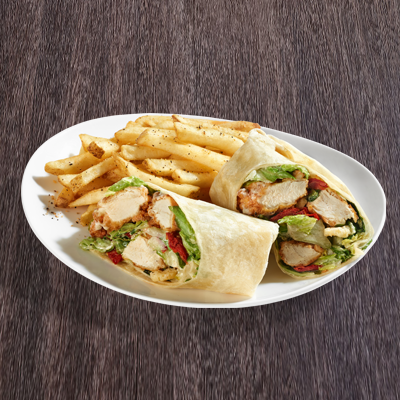 Mediterranean Zingers Caesar Wrap