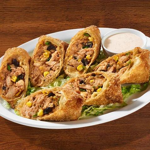 Southwest Chicken Egg Rolls